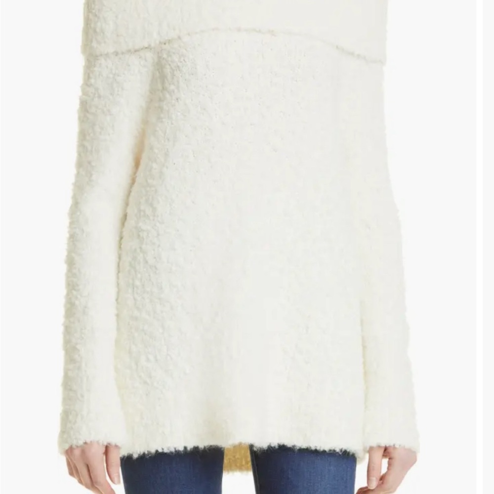 cinq a sept Ivory Fuzzy Pullove